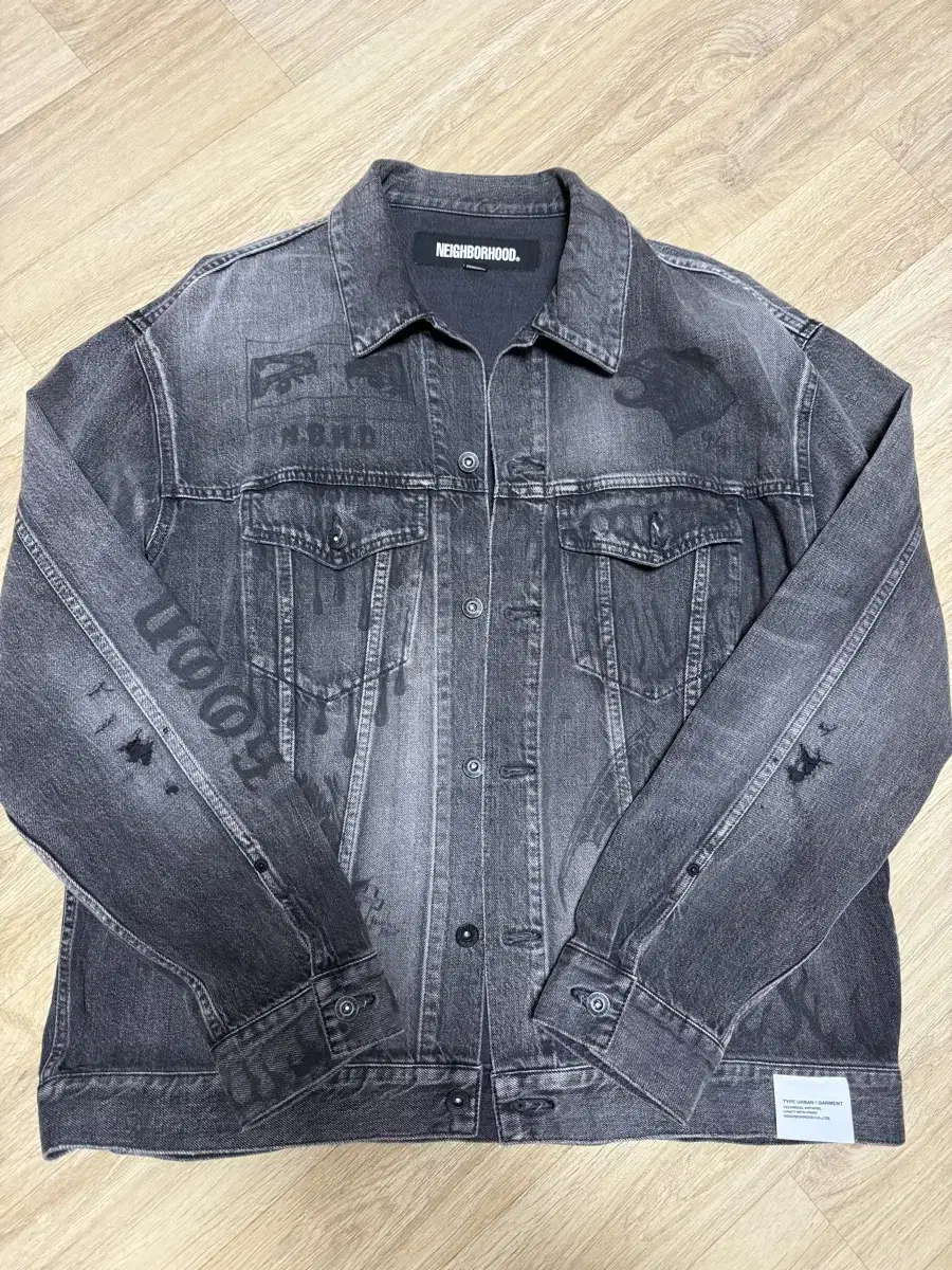 네이버후드 FADE DENIM TYPE-3 JACKET  XL 판매